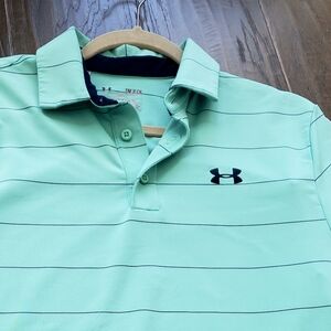 Man Under Armour Polo Shirt Green size S